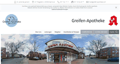 Desktop Screenshot of greifen-apotheke-hannover.de